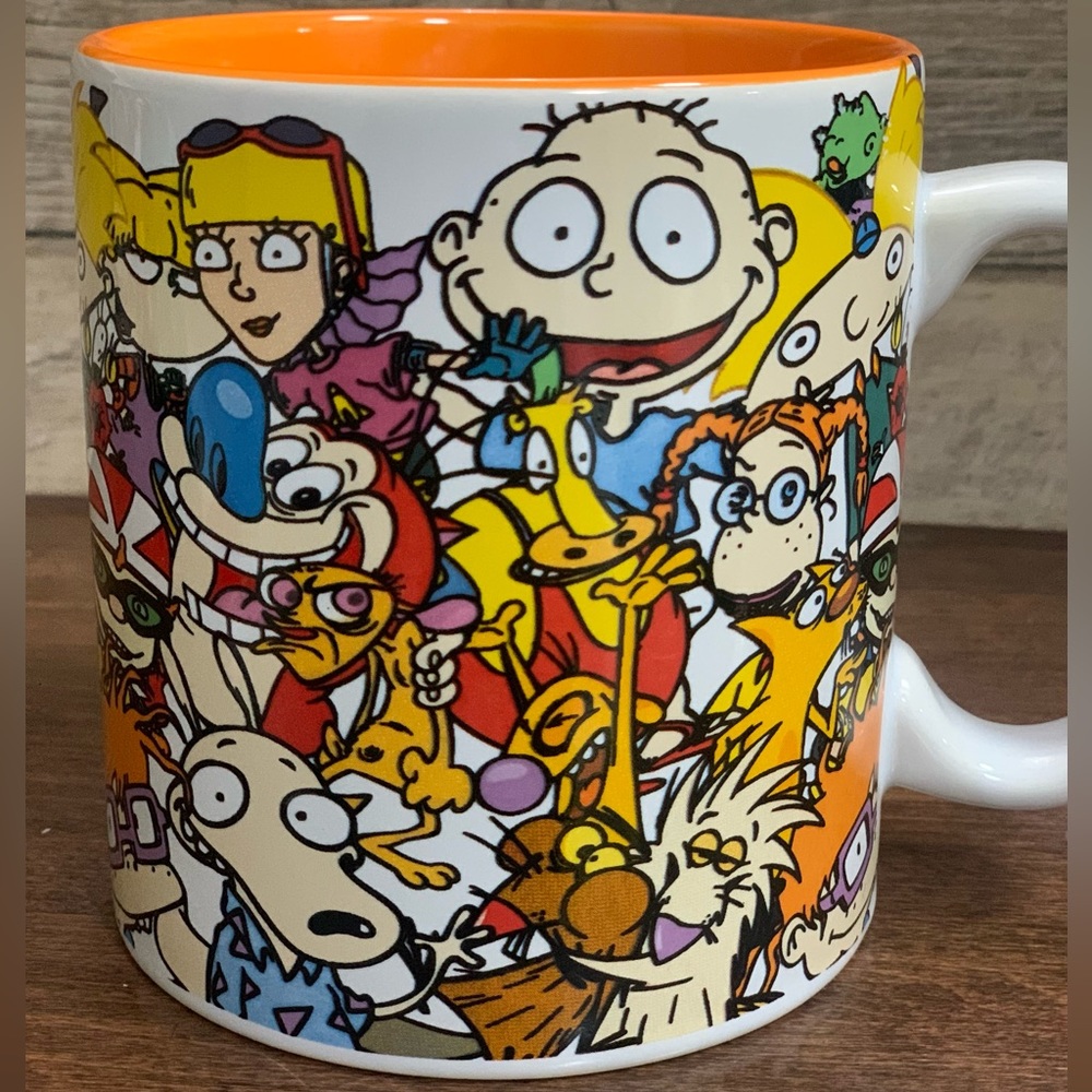Super Cute 🥰 NEW Nickelodeon, Nicktoons Rugrats Rocket Power Hey Arnold Mug 20oz